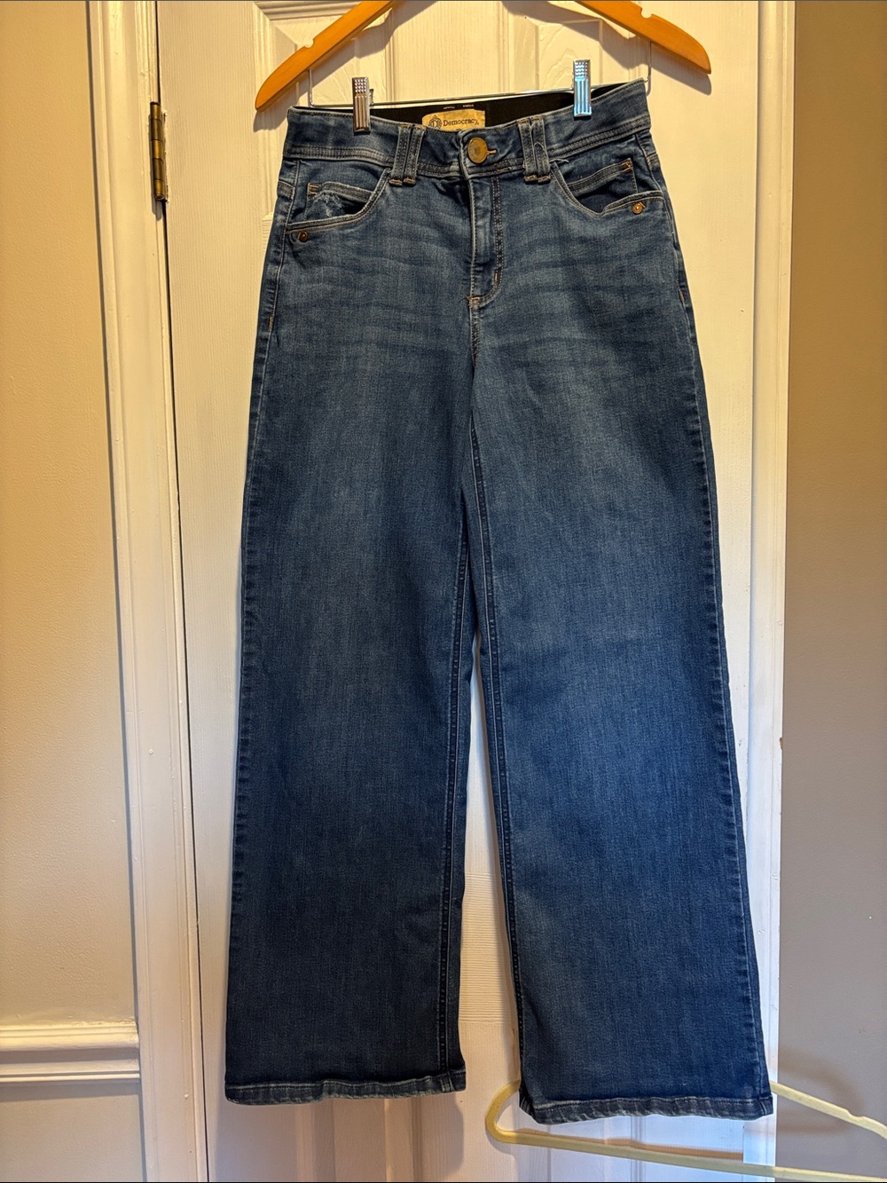 Women’s Democracy Ab”Solution High Rise Wide-Leg Booty Lift Jeans Size 2
